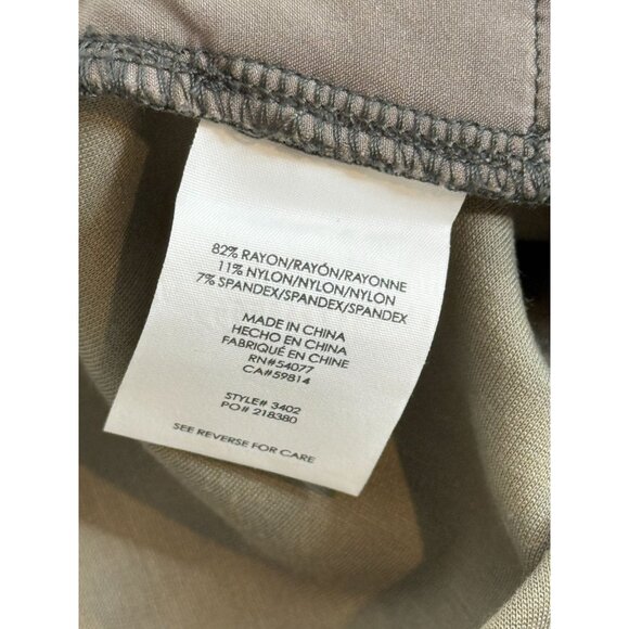 Cabi Skirt Womens Leopard Animal Print Pencil Size 6 S Tan Black Stretch Career - Picture 11 of 11